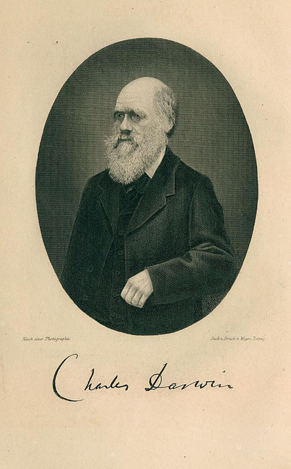 Charles Darwin - Gesammelte Werke. 1879-1881. 13 Bde. - Dabei: Darwin, Reise eines Naturforschers. 1875