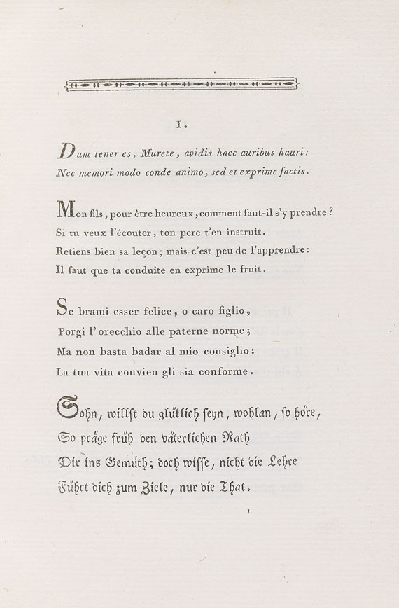 François Neufchateau - Conseils d´un pere a son fils. 1801.
