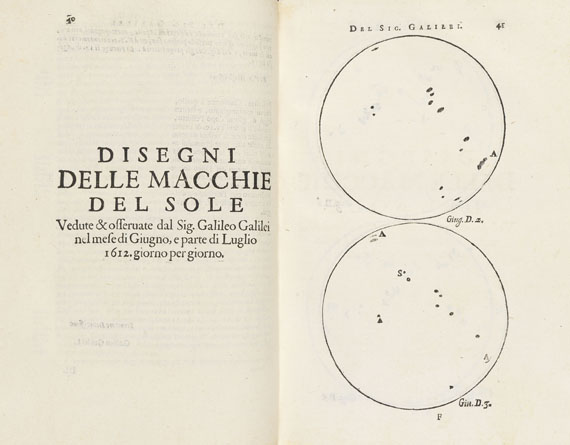 Galileo Galilei - Opere. 2 Bde.,  1655- 1656.