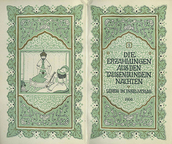 Erzählungen aus tausendundein Nächten - Erzählungen aus tausendundein Nächten.16 Bde.,  1906- 1910.