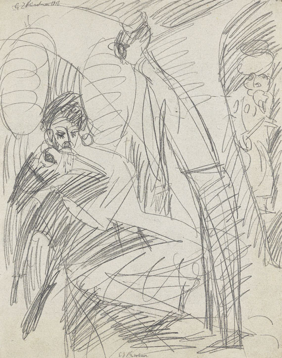 Ernst Ludwig Kirchner - Pantomime Hans Reimann: Die Rache der Tänzerin