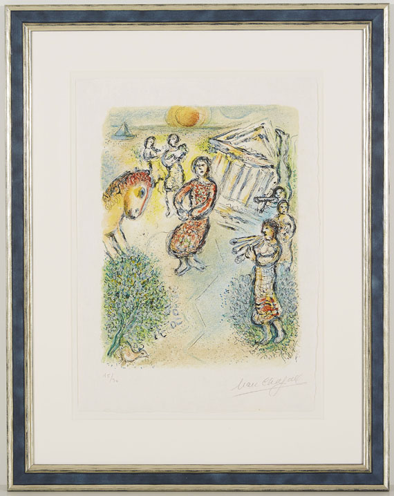 Marc Chagall - Die Zubereitung des Festmahls für die Freier - 