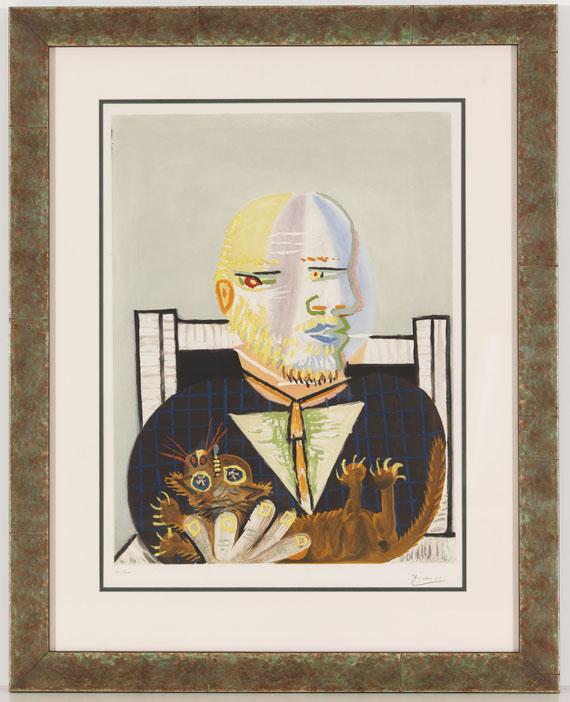 Pablo Picasso - Vollard et son chat