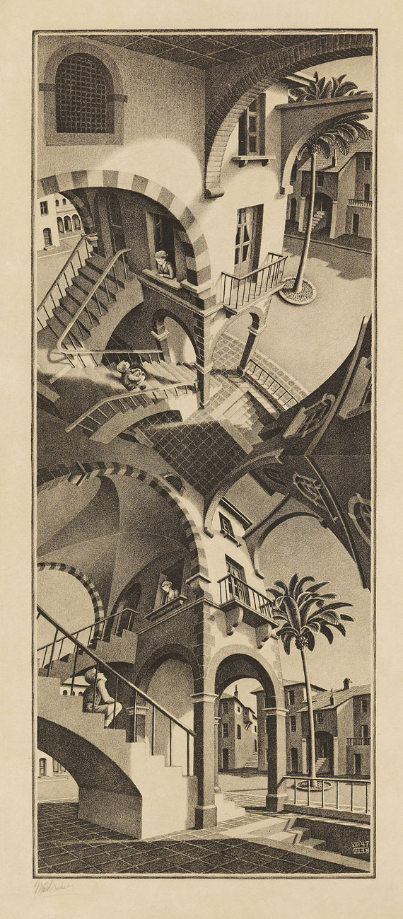 Maurits Cornelis Escher - Oben und unten