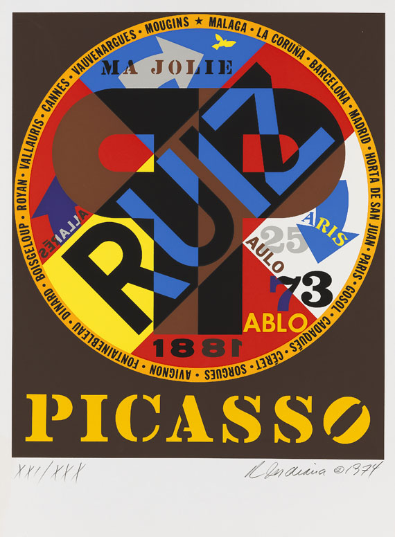 Mappenwerk / Portfolio - Hommage à Picasso