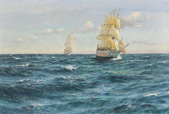 Patrick von Kalckreuth - Historische Segelschiffe auf hoher See