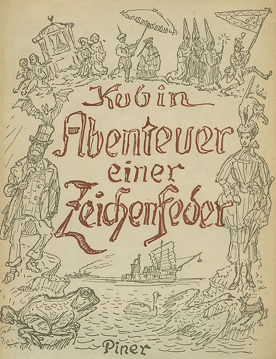 Alfred Kubin - Abenteuer einer Zeichenfeder. 1941.