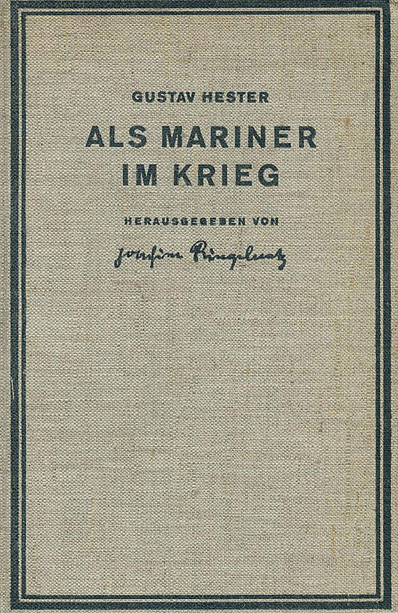 Joachim Ringelnatz - Als Mariner im Krieg. 1929