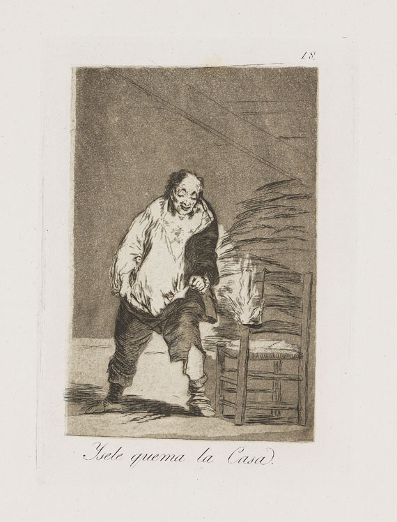 Francisco de Goya - Y se le quema la casa