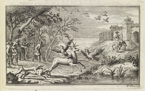  Jagd - Thuillier, P., Il Falconiere. 1735. - 
