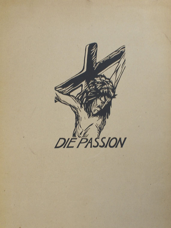 Hermann Dienz - Die Passion. 1922. Beigaben.