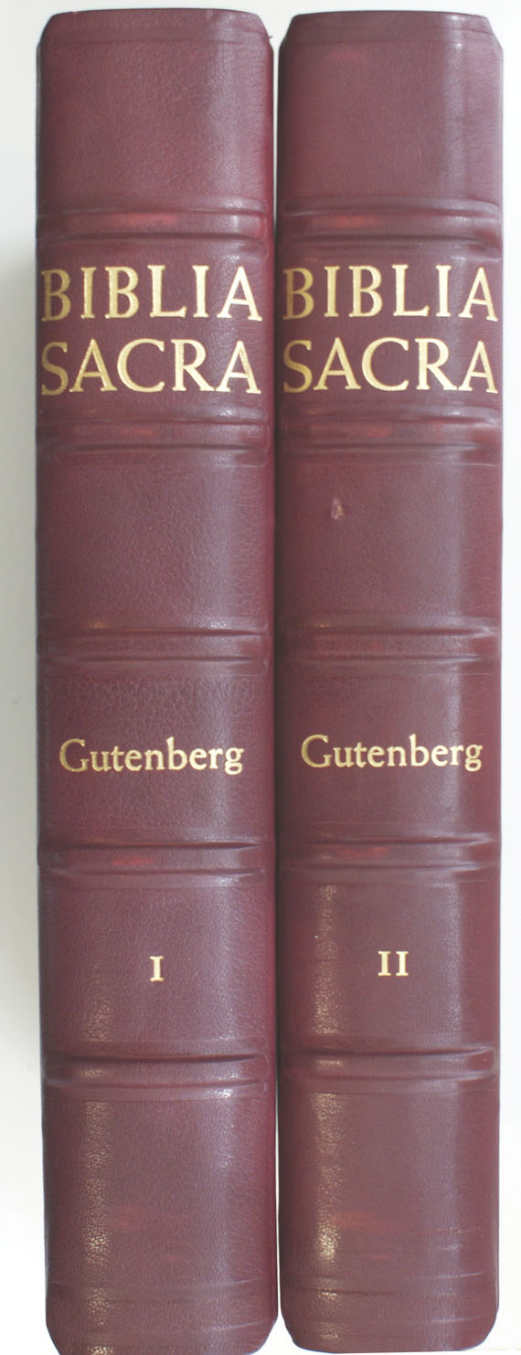   - Faks.: Gutenberg-Bibel. 2 Bde.  1961. - 
