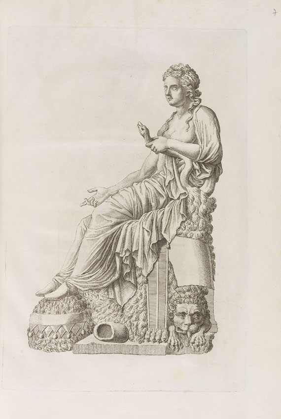 Johann Joachim Winckelmann - Monumenti antichi inediti. 2 Bde. + Suppl. (Raffei, Ricerche). Zus. 3 Bde. 1767-79..