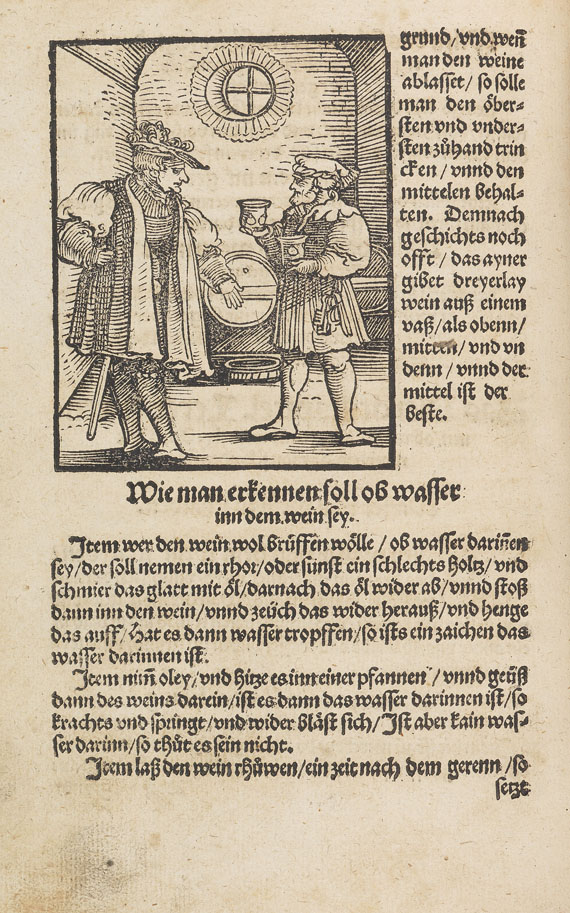   - Kellermaisterey. Augsburg 1536.. - 