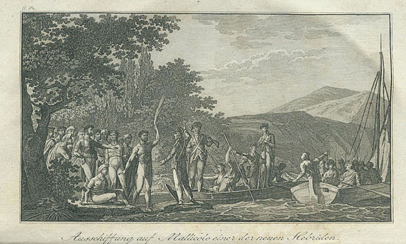 Jakob Cook - Sämmtliche Reisen um die Welt. 1803. 3 Bde.