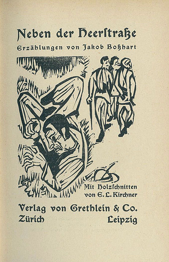 Ernst Ludwig Kirchner - Bosshart, J., Neben der Heerstrasse.1923