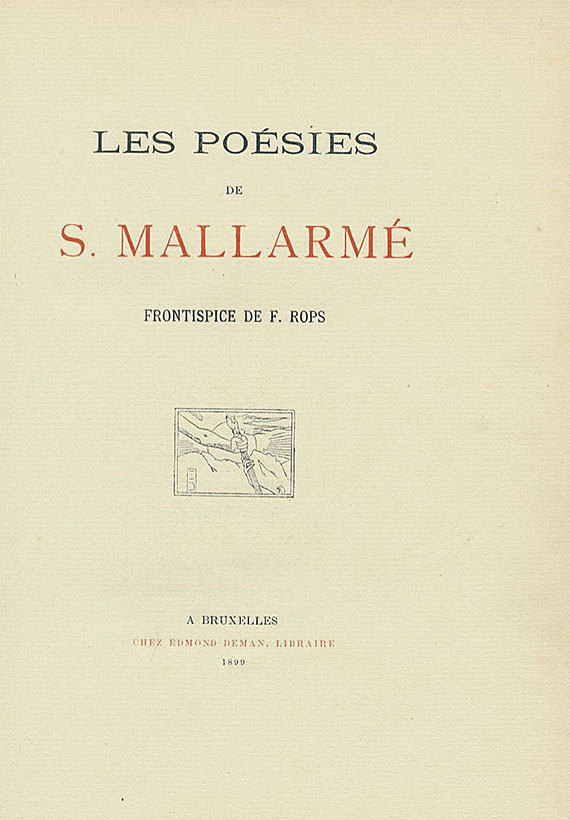 Félicien Joseph Victor Rops - Mallarmé, S., Les poésies. 1899. - 