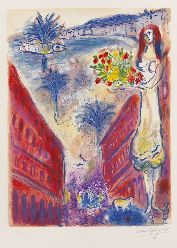 Marc Chagall - Avenue de la Victoire in Nizza