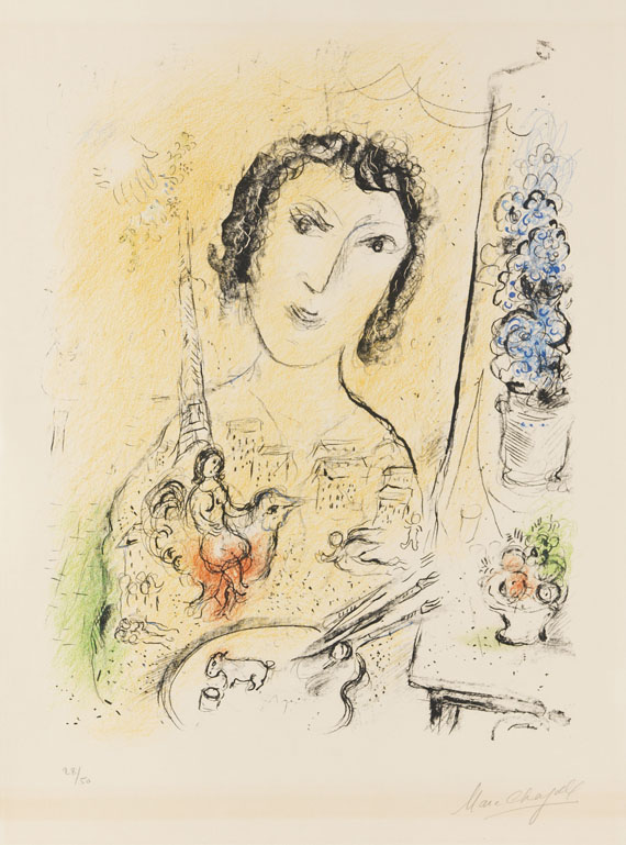 Marc Chagall - Selbstbildnis