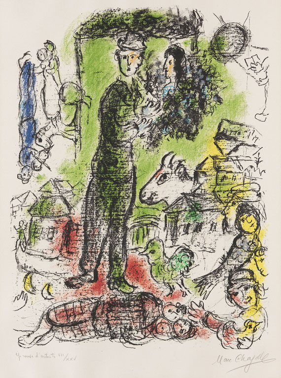 Marc Chagall - Der große Bauer