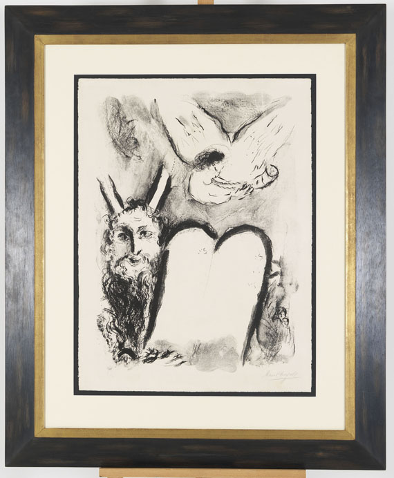Marc Chagall - Moses und die Gesetzestafeln - Frame image