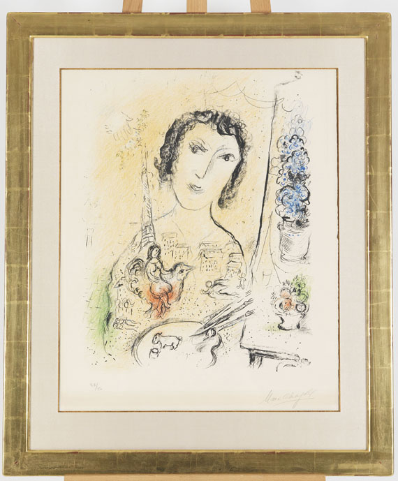 Marc Chagall - Selbstbildnis - Frame image