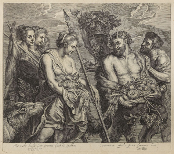 Boëtius Adam Bolswert - Diana und die Nymphen von der Jagd heimkehrend