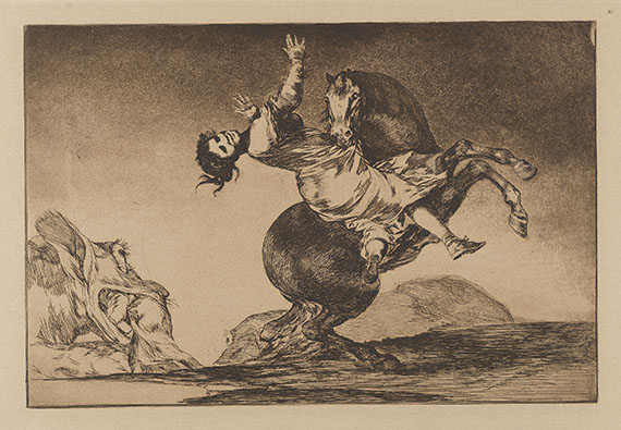 Francisco de Goya - 3 Bll. aus "Los Proverbios" - 