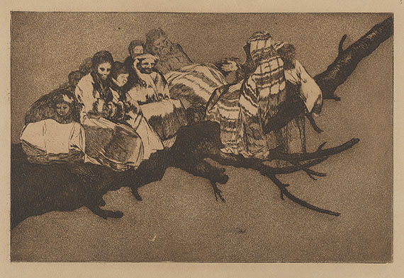 Francisco de Goya - 3 Bll. aus "Los Proverbios" - 