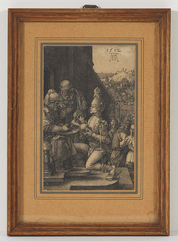 Albrecht Dürer - Die Handwaschung des Pilatus - Frame image
