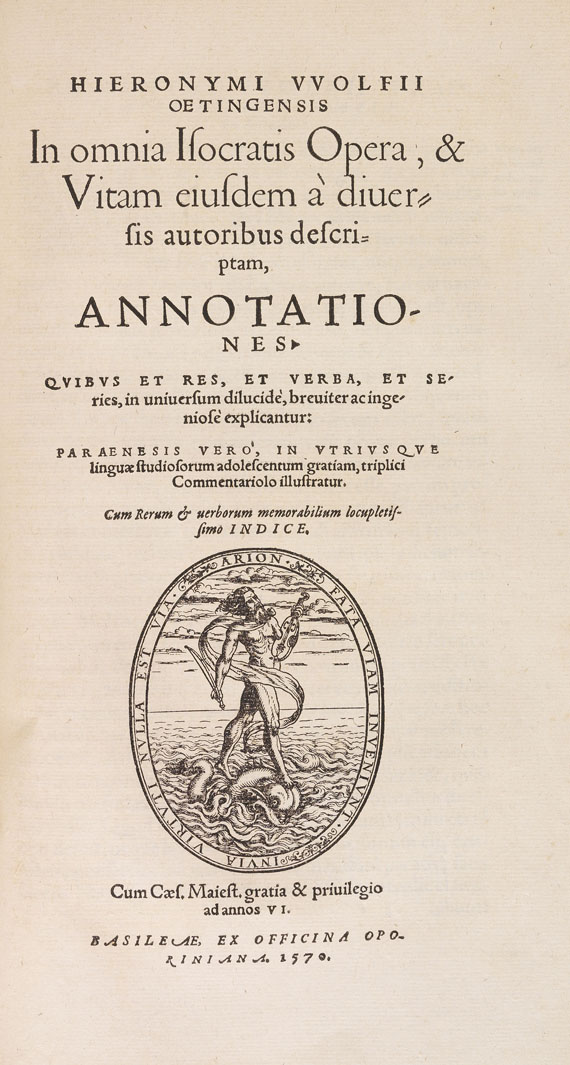 Isocrates - Scripta, quae quidem nunc extant ..., 1570