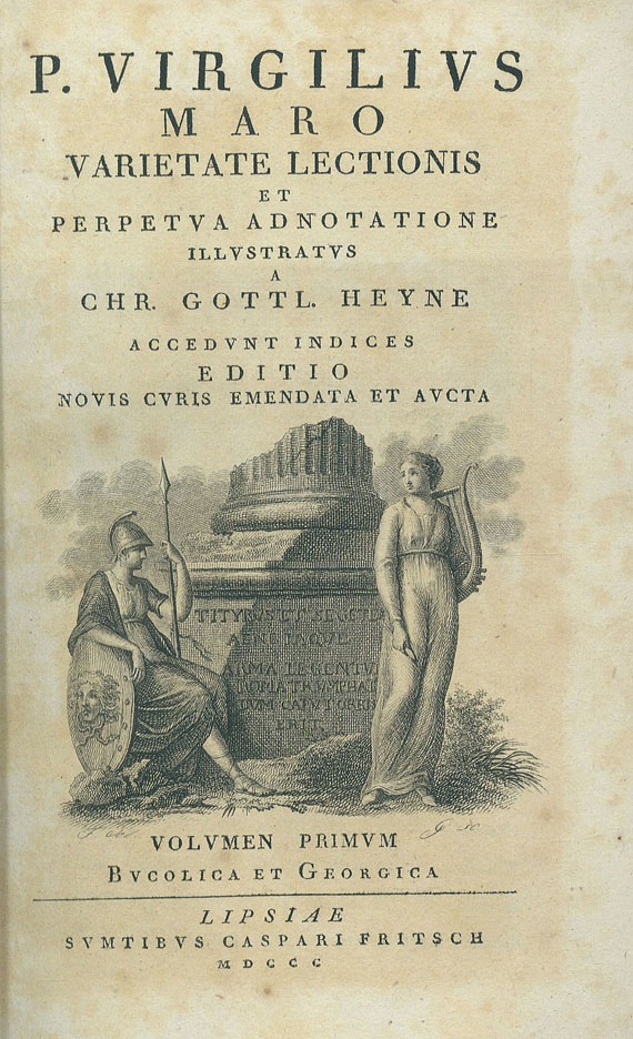 Publius Vergilius Maro - Opera varietate lectionis. 6 Bde. 1800