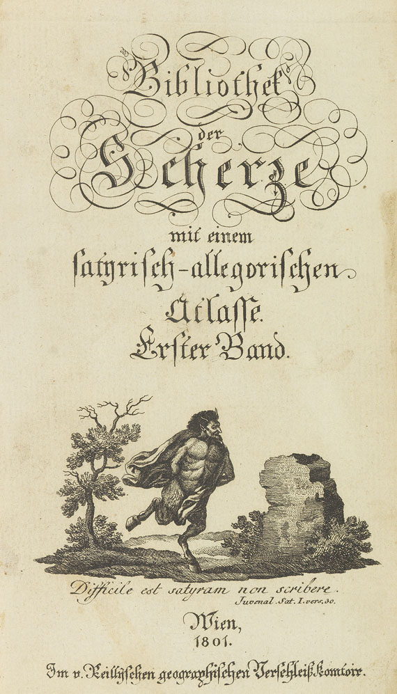 Franz Joh. Jos. von Reilly - Bibliothek der Scherze. 6 Bde. 1801 - 