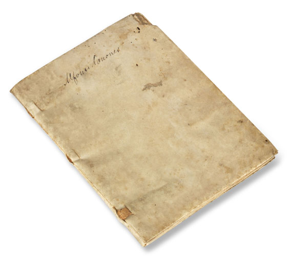  Manuskript - Canones tabularum Alfonsi. Um 1550 - 