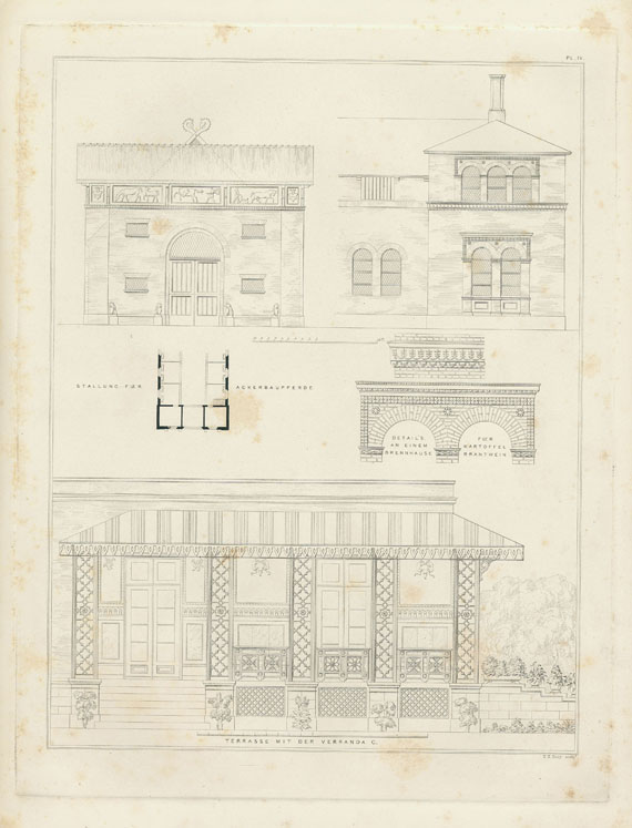 Alexis de Chateauneuf - Architectura Domestica. 1839