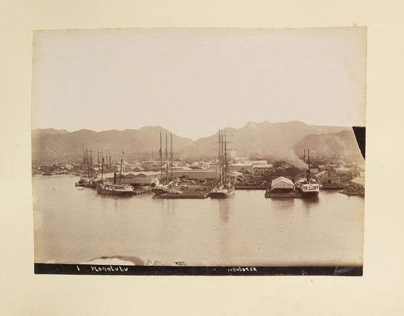   - Hawaii. Sammlung von Reisefotographien. 2 Bde. 1880ff. - 