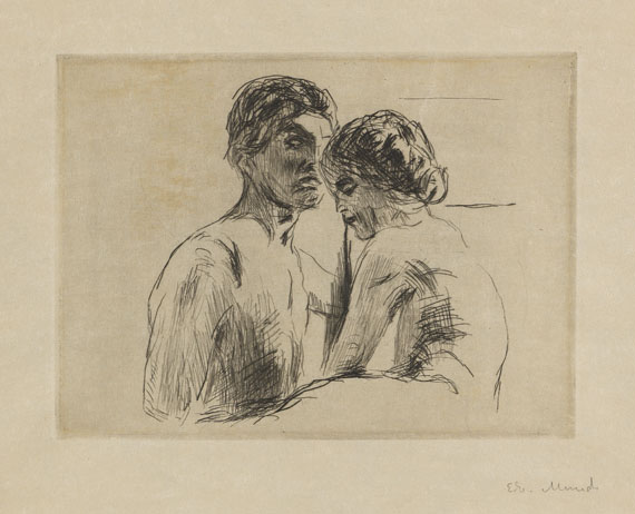 Edvard Munch - Zwei Menschen