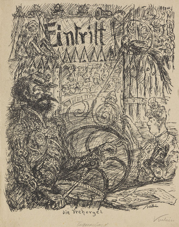 Alfred Kubin - 14 Bätter: aus "Traumland I/II" und "10 kleine lithografische Zeichnungen" - 