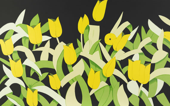 Alex Katz - Yellow Tulips