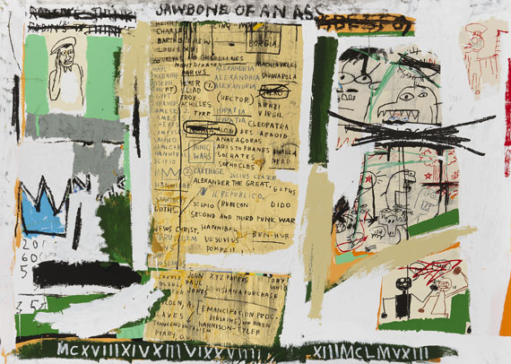 Jean-Michel Basquiat - Jawbone of an Ass