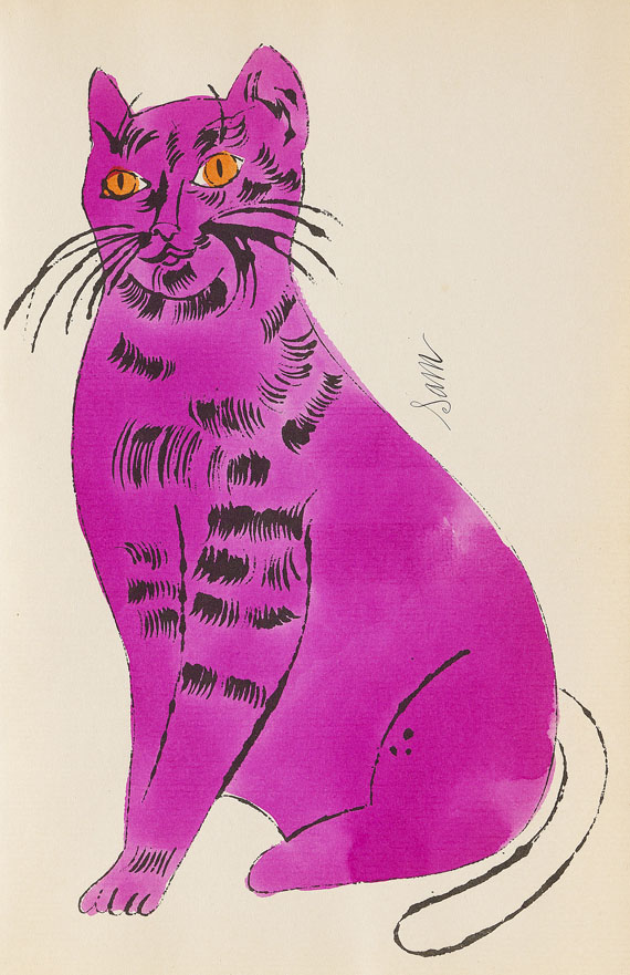 Andy Warhol - 25 Cats name[d] Sam and one Blue Pussy