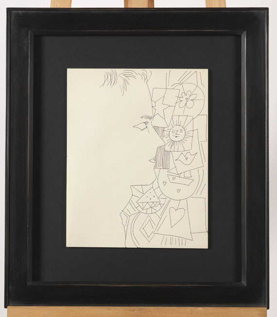 Andy Warhol - Male Figure - Frame image