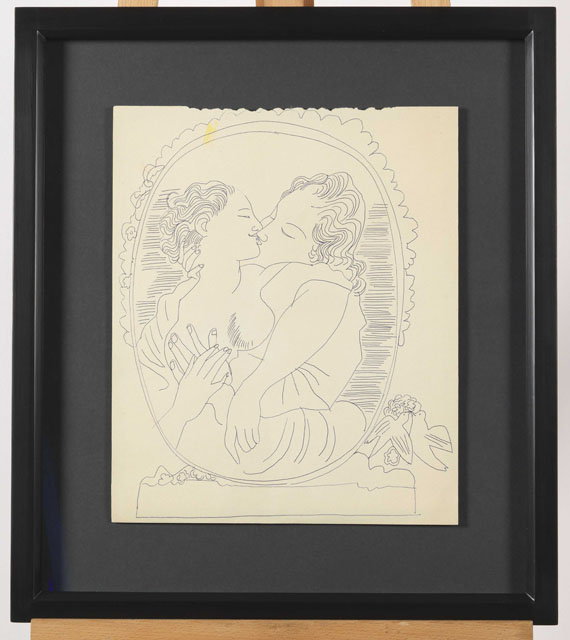 Andy Warhol - Couple Embracing - Frame image