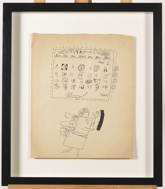 Warhol - March Calendar