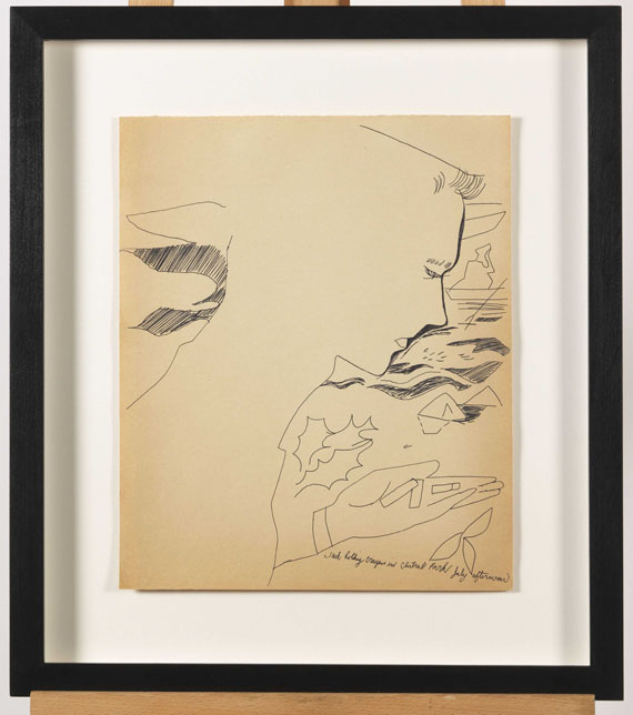 Andy Warhol - Jack Holding Crayons - Frame image