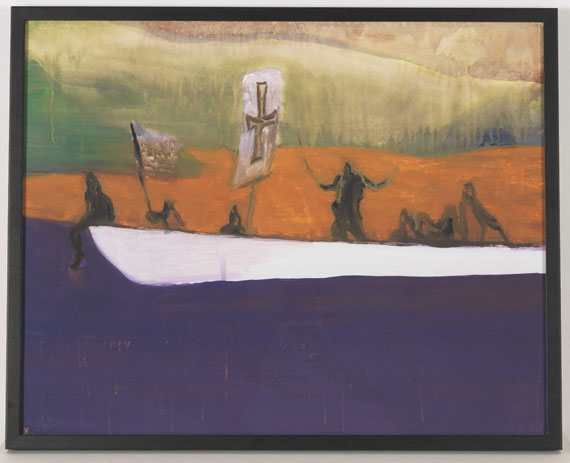 Peter Doig - Ohne Titel (Canoe) - Frame image