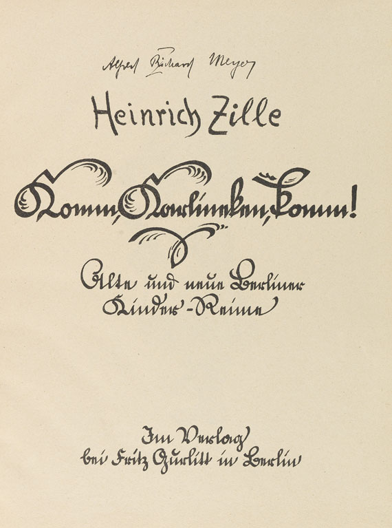 Heinrich Zille - Komm, Karlineken, komm! 1925 - 