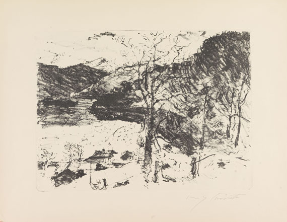 Lovis Corinth - Vorfrühling im Gebirge. 1922. - 