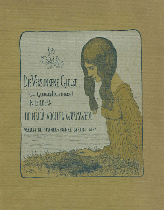 Heinrich Vogeler - Die versunkene Glocke. 1 Beigabe. 1898.