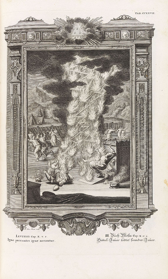 Johann Jakob Scheuchzer - Physica sacra. 4 Bde. 1731-35